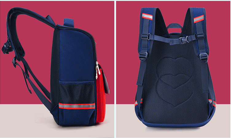 red color of Kids Schoolbag Satchel for school
