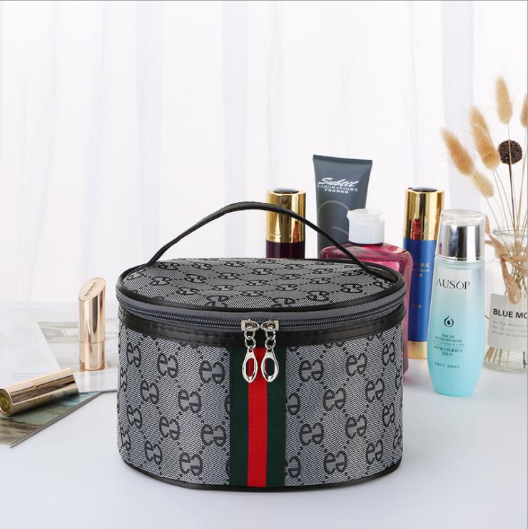 Portable Travel PU Toiletry Kit Cosmetic Bag for Women