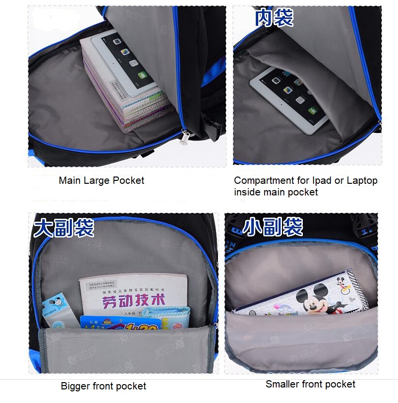 inside pocket of light weight Outdoor Backpack for College