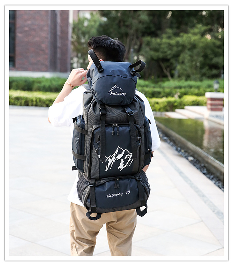 Model3 show of Waterproof Outdoor Sport Travel Hiking Backpack Bag