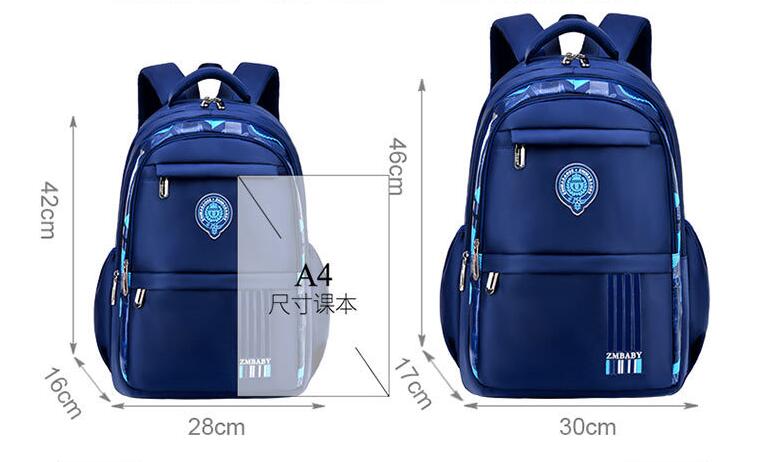 size of Backpack Manufacturer Custom Student School Bagpack for Teenager