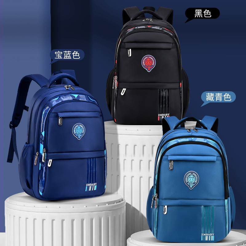 Three colors of Backpack Manufacturer Custom Student School Bagpack for Teenager