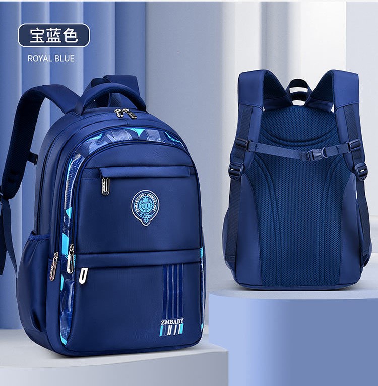 royal blue of Backpack Manufacturer Custom Student School Bagpack for Teenager