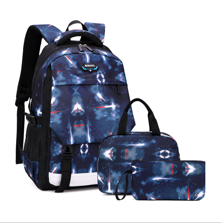 3 in 1 Stylish Children Backpack Schoolbag Set for Middle School