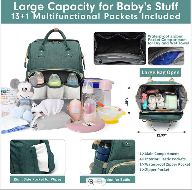 large capacity Baby Diaper Bag