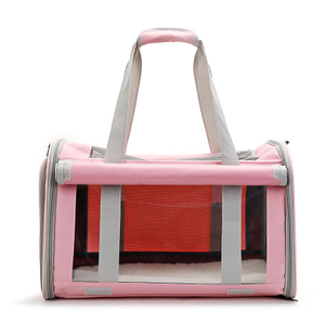 Custom Logo Portable Pet Carrier Bag for Travel Dog Cat Pet Carrying Bag Pet Cage