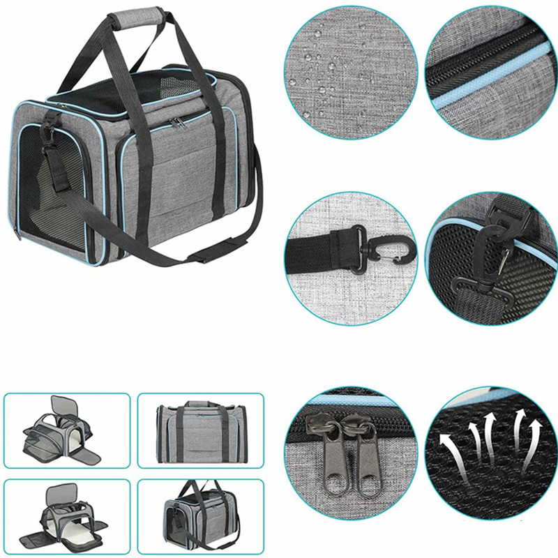 expandable pet carrier bag