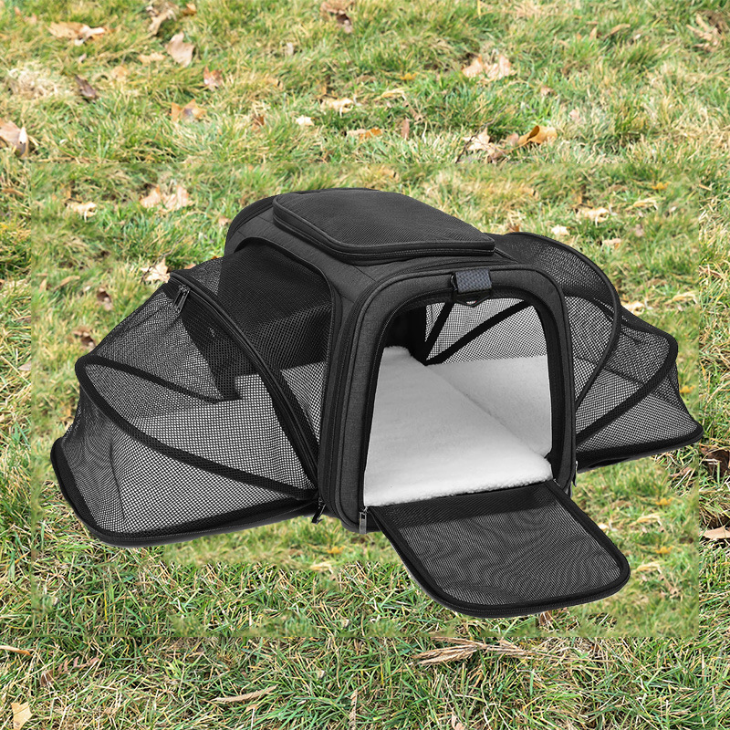 expandable pet carrier bag