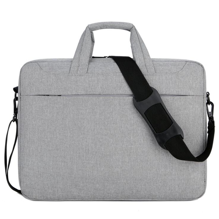 Factory Wholesale Simple Style 14inch Laptop Shoulder Bag for Men Women