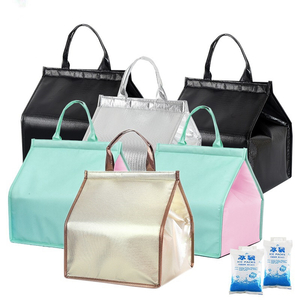 Non Woven Custom Logo Picnic Thermal Ice Insulated Food Cooler Bag