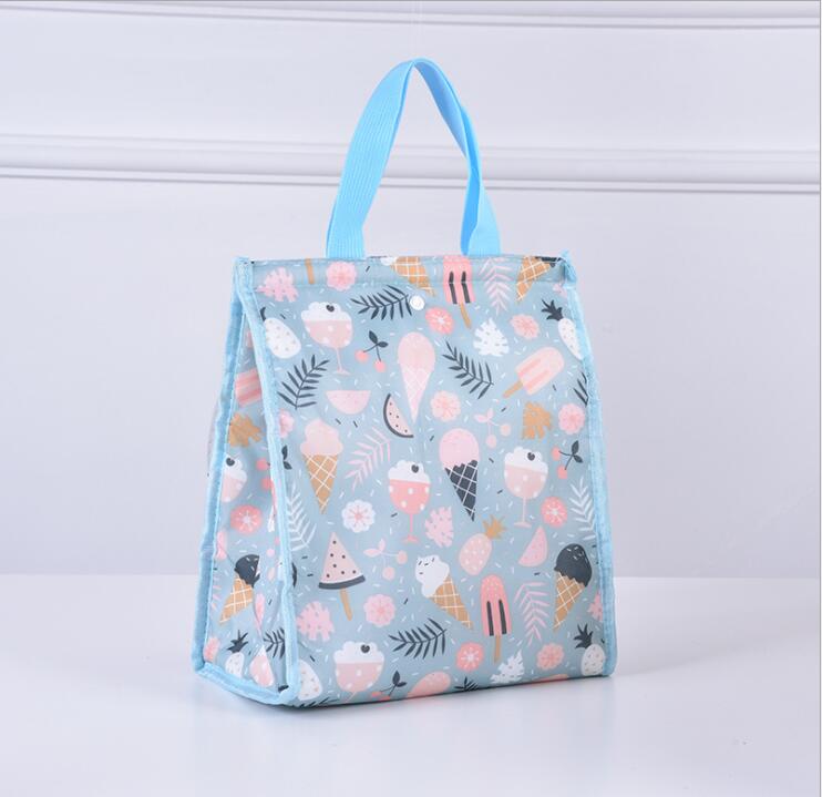 Wholesale Portable Polyester Thermal Insulation Cooler Lunch Bag 
