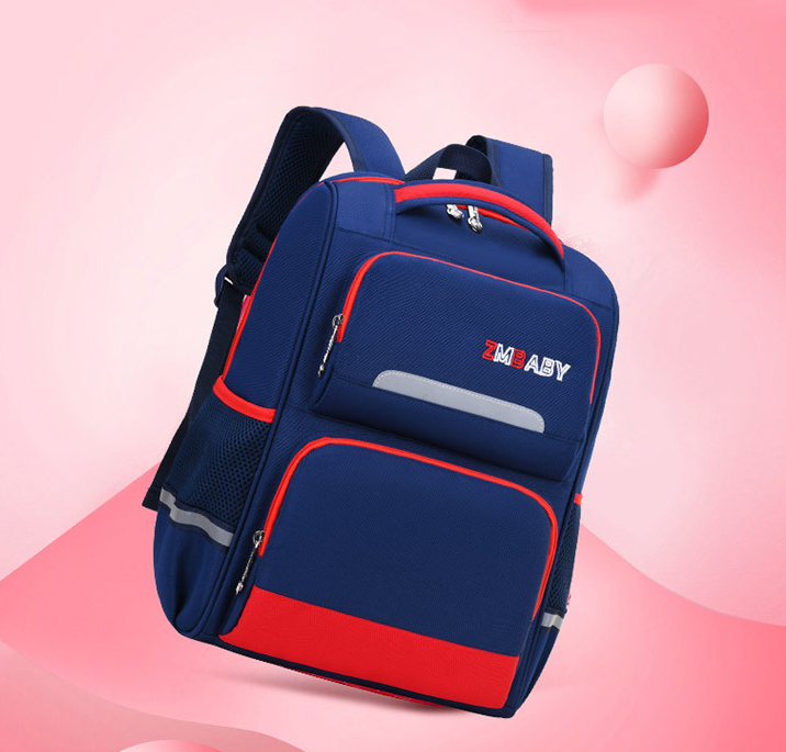 red Stylish Waterproof Kids Book Bag Schoolbag for Primary School