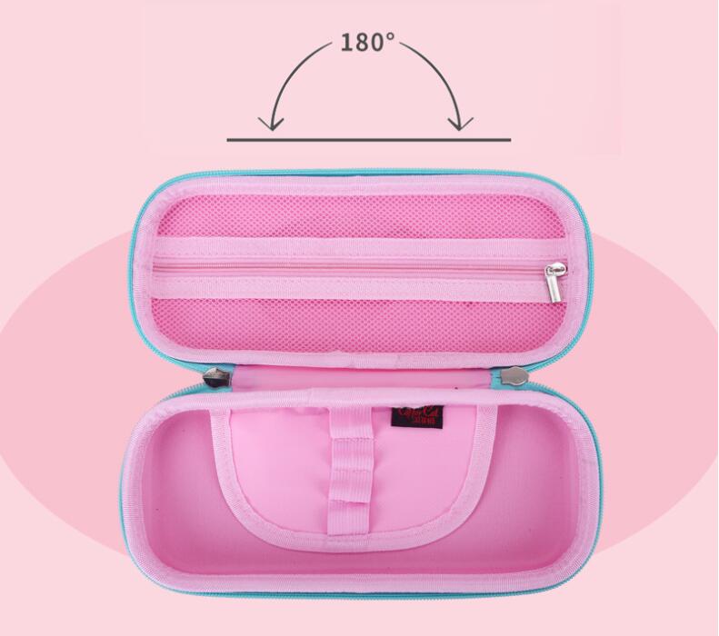 opening of 3D Cartoon Pencil Case for kids