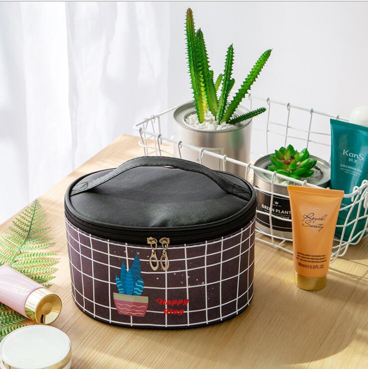 Waterproof Travel PU Makeup Case Toiletry Bag Organizer