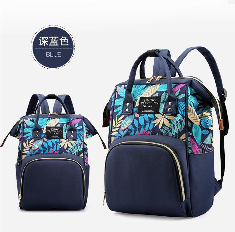 blue baby nappy bag