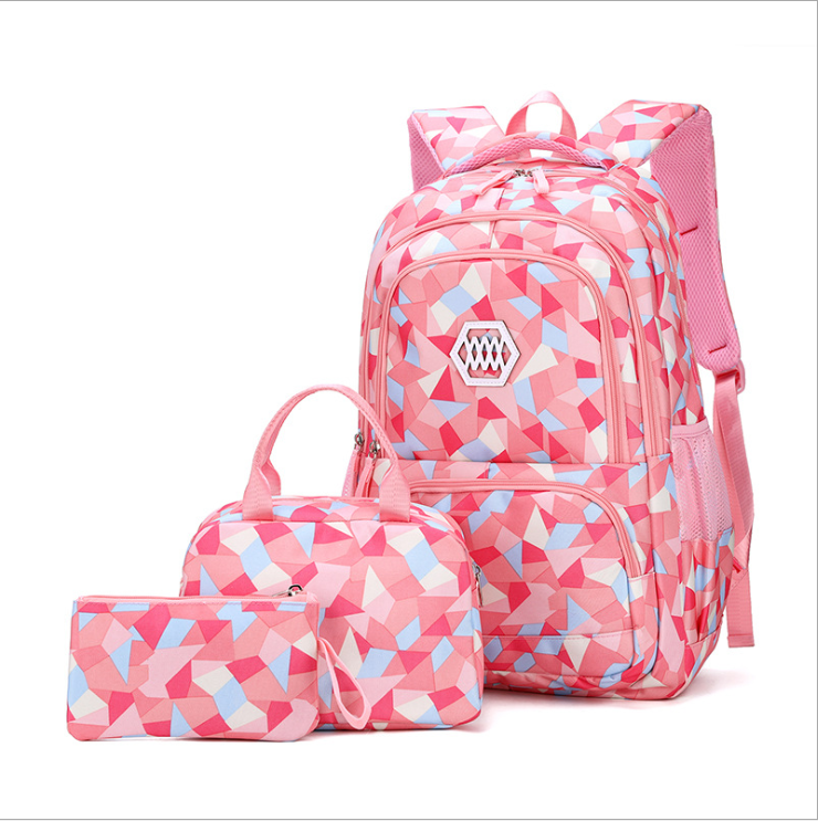 3 in 1 Stylish Teenager School Backpack Set for Middle School Girls