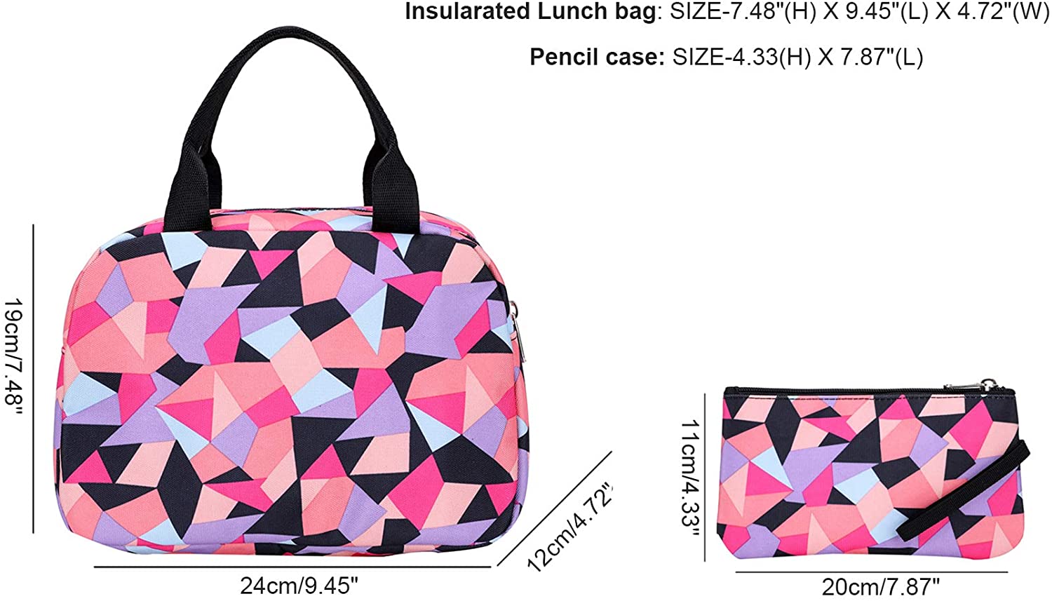 size of lunch bag pencil case