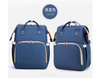 Large Capacity Multifunction Foldable Baby Diaper Bag with Changing Station