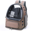 Breathable Cat Carrier Large Space Pet Backpack for Kitty Small Dog Transparent & Foldable Pet Carrier for Travel Hiking