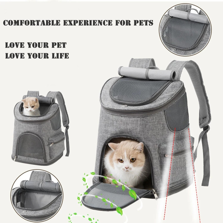 Factory Customize Portable Pet Carrier Backpack Bag for Dog Cat Pet Carrying Bag Pet Cage