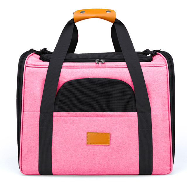 Wholesale Foldable Portable Pet Carrier Bag for Outdoor Travel Pet Dog Cat Carrying Bag