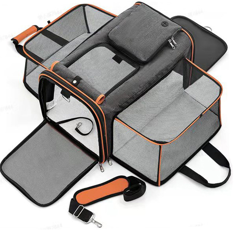 expandable pet carrier bag